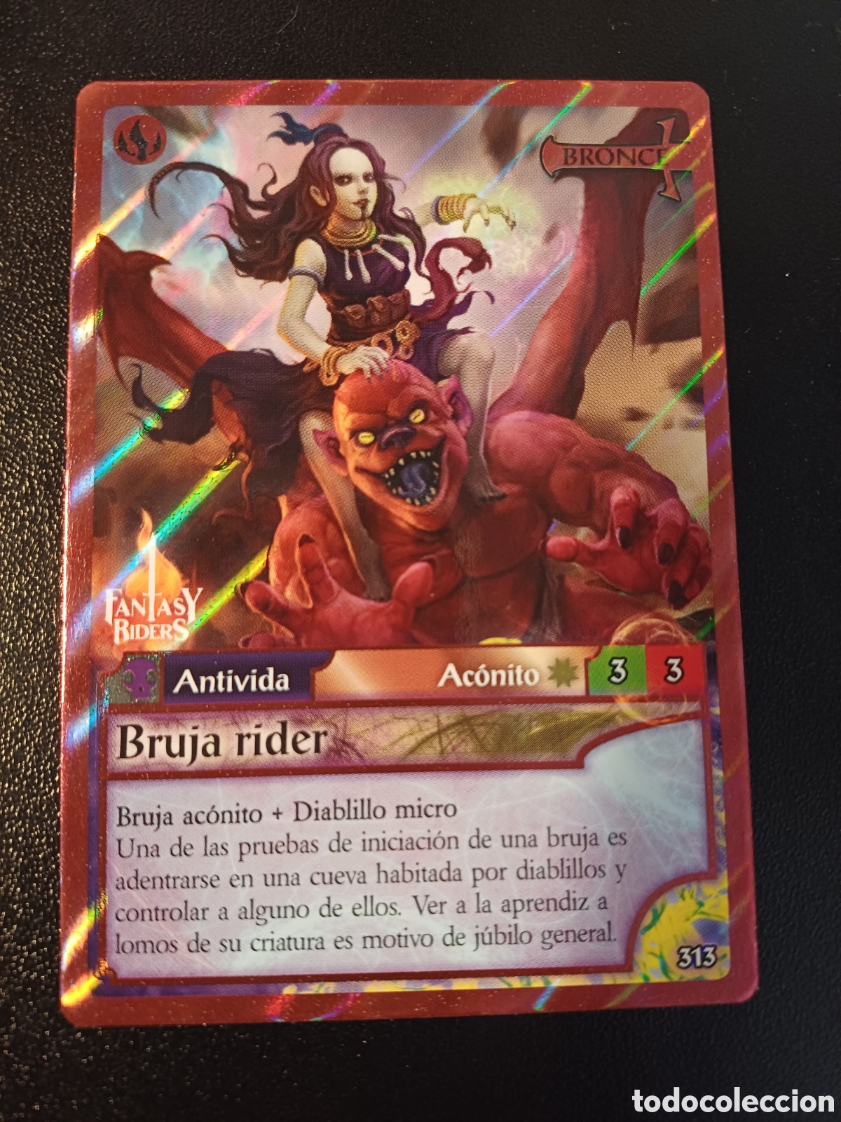 Sammelkarten: #313 BRUJA RIDER PANINI FANTASY RIDER 2018