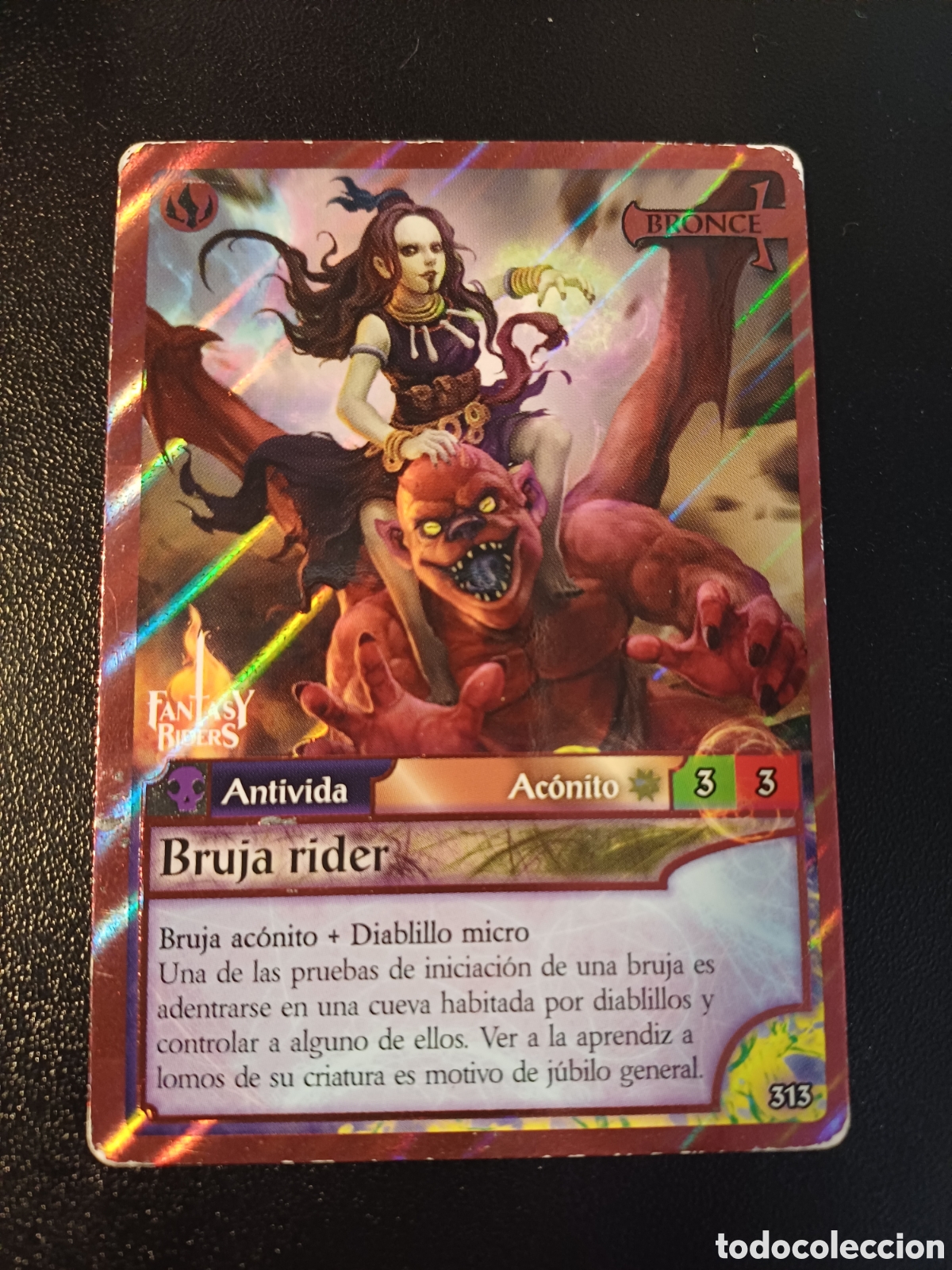 Sammelkarten: #313 BRUJA RIDER PANINI FANTASY RIDER 2018