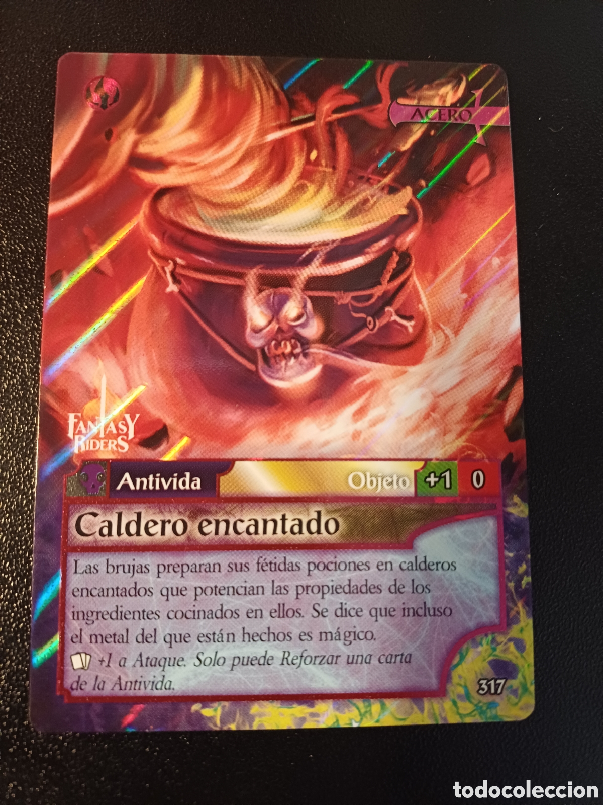 Sammelkarten: #317 CALDERO ENCANTADO PANINI FANTASY RIDER 2018