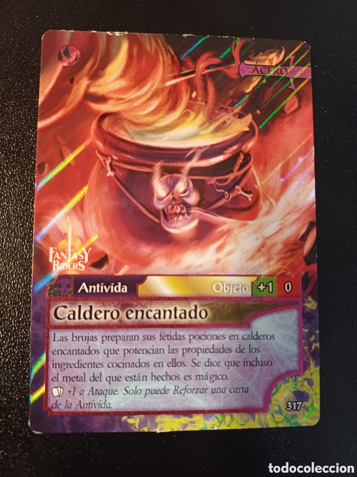 Sammelkarten: #317 CALDERO ENCANTADO PANINI FANTASY RIDER 2018