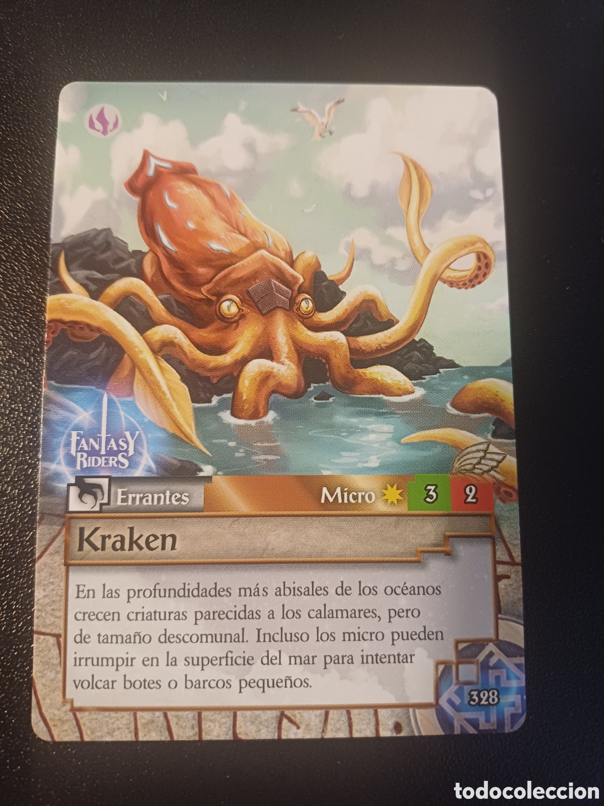 Figurine Collezionabili: #328 KRAKEN PANINI FANTASY RIDER 2018