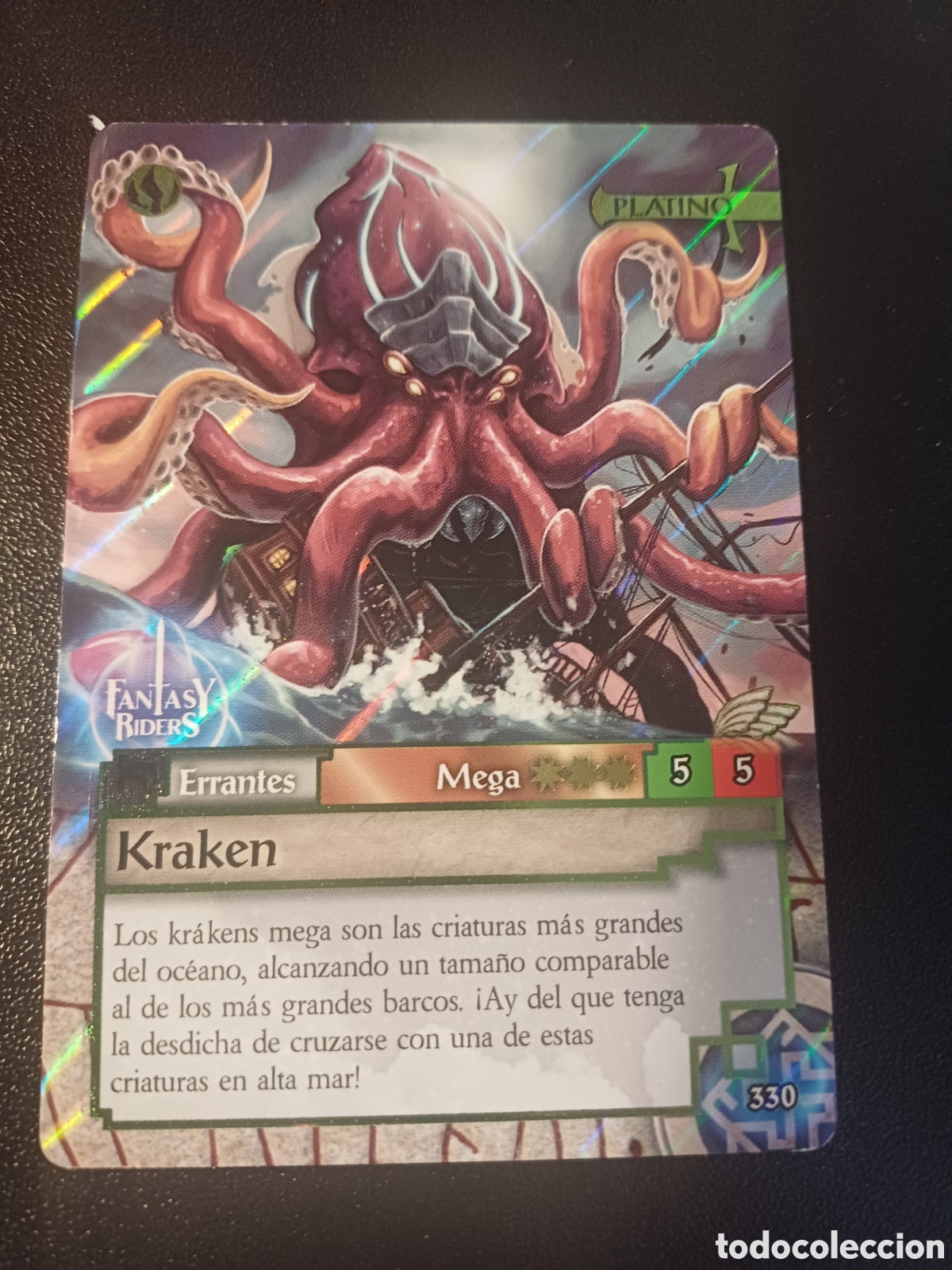 Figurine Collezionabili: #330 KRAKEN PLATINO PANINI FANTASY RIDER 2018