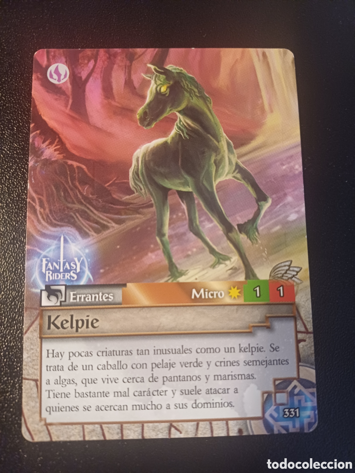 Figurine Collezionabili: #331 KELPIE MICRO PANINI FANTASY RIDER 2018