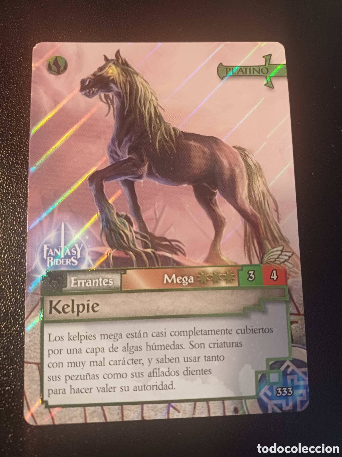 Figurine Collezionabili: #333 KELPIE MEGA PLATINO PANINI FANTASY RIDER 2018