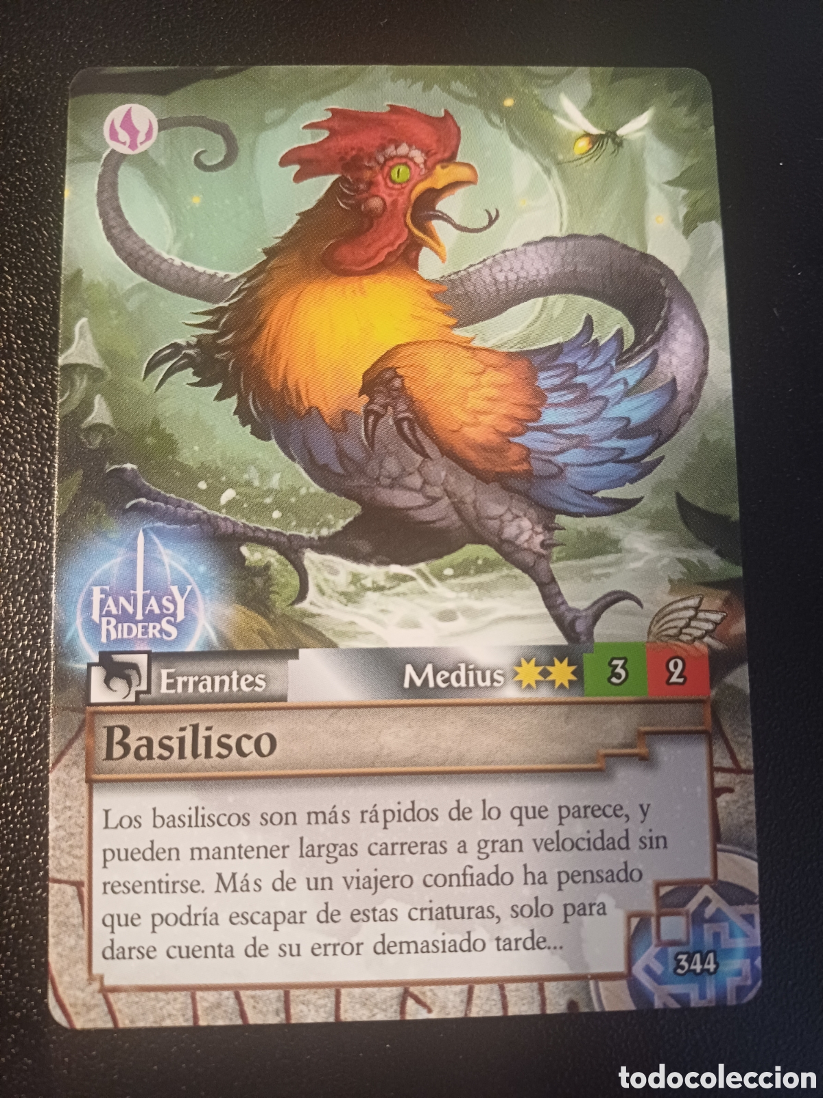 Figurine Collezionabili: #344 BASILISCO MEDIUS PANINI FANTASY RIDER 2018