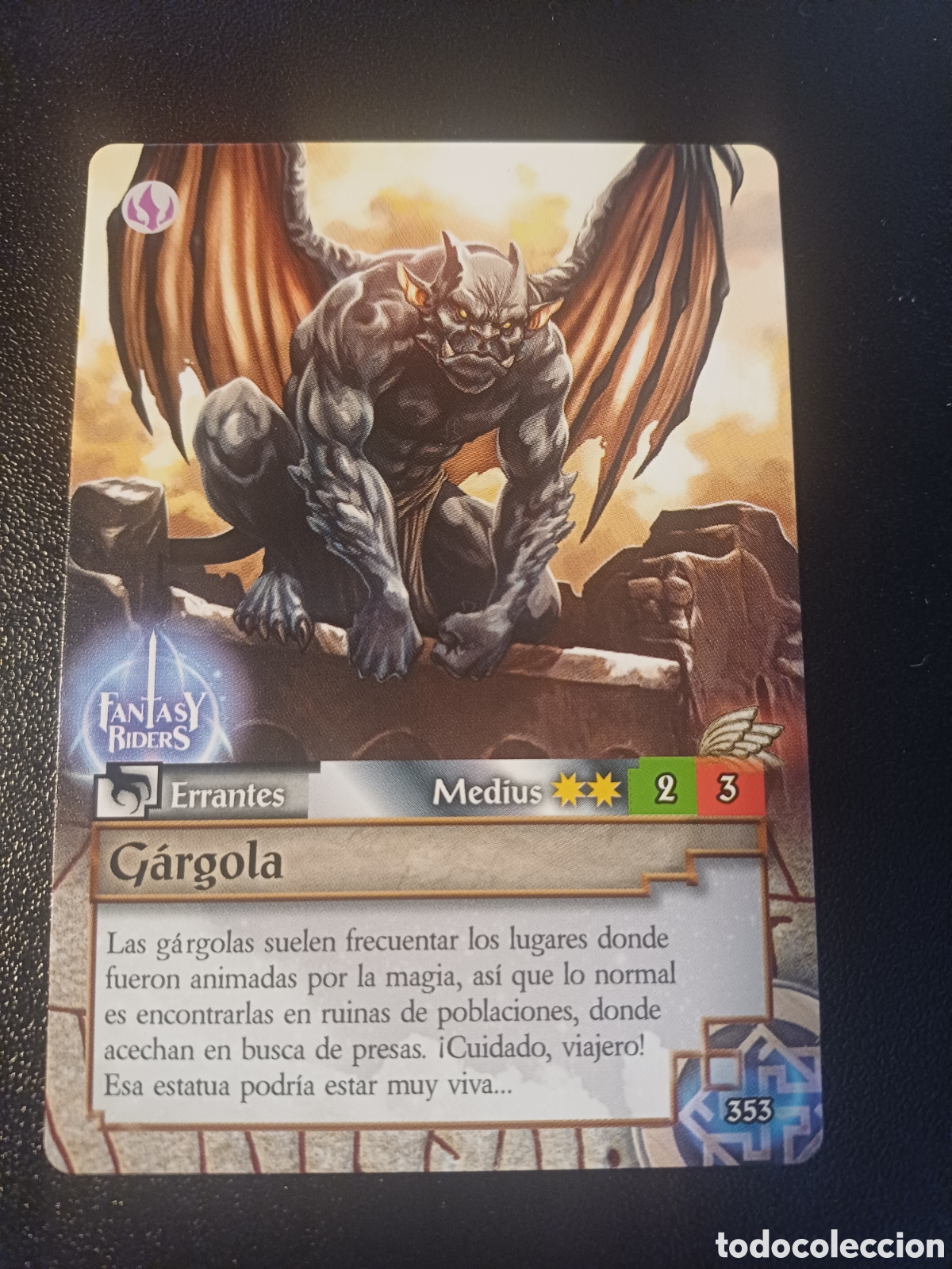 Figurine Collezionabili: #353 GARGOLA MEDIUS PANINI FANTASY RIDER 2018