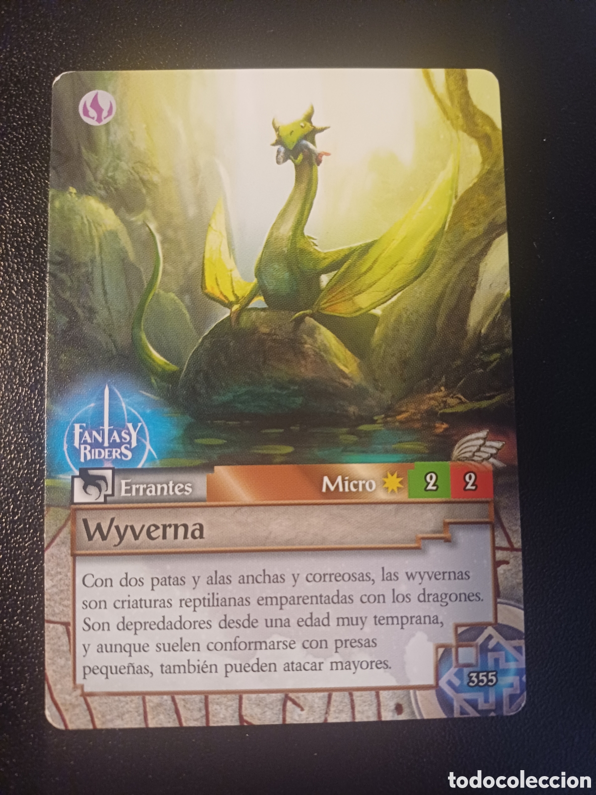 Figurine Collezionabili: #355 WYVERNA MICRO PANINI FANTASY RIDER 2018