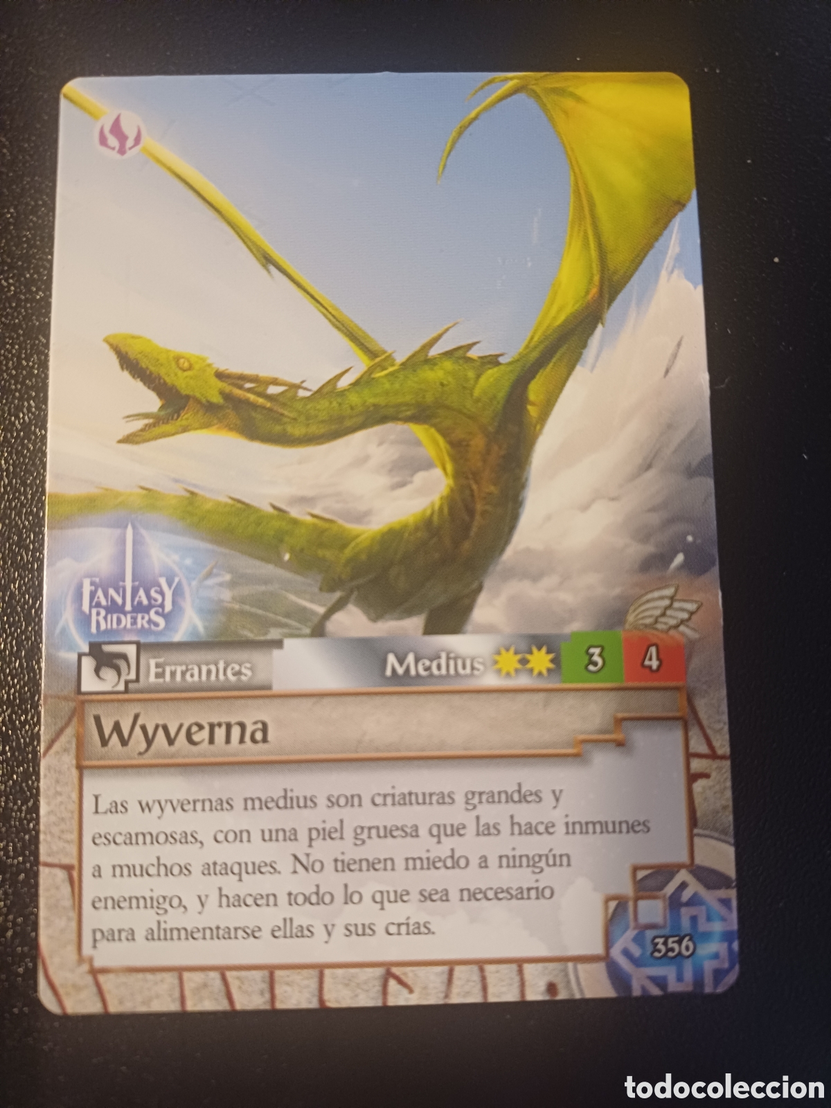 Figurine Collezionabili: #356 WYVERNA MEDIUS PANINI FANTASY RIDER 2018