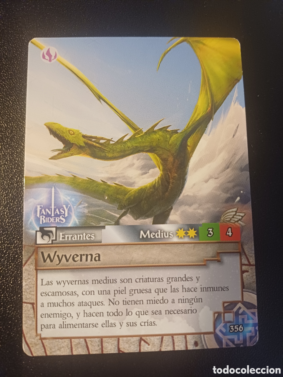Figurine Collezionabili: #356 WYVERNA MEDIUS PANINI FANTASY RIDER 2018