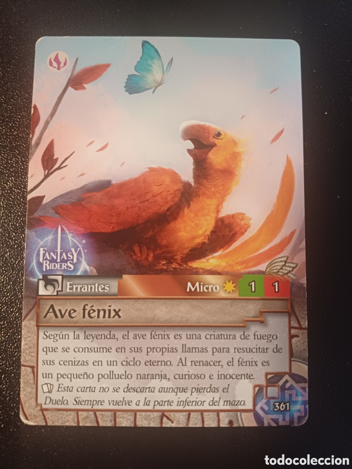 Trading cards: #361 AVE FENIX MICRO PANINI FANTASY RIDER 2018