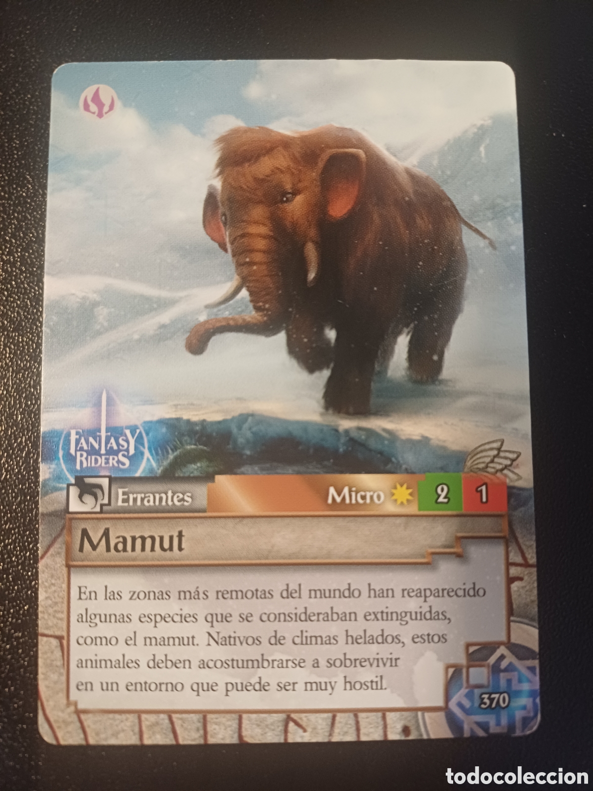 Trading cards: #370 MAMUT PANINI FANTASY RIDER 2018