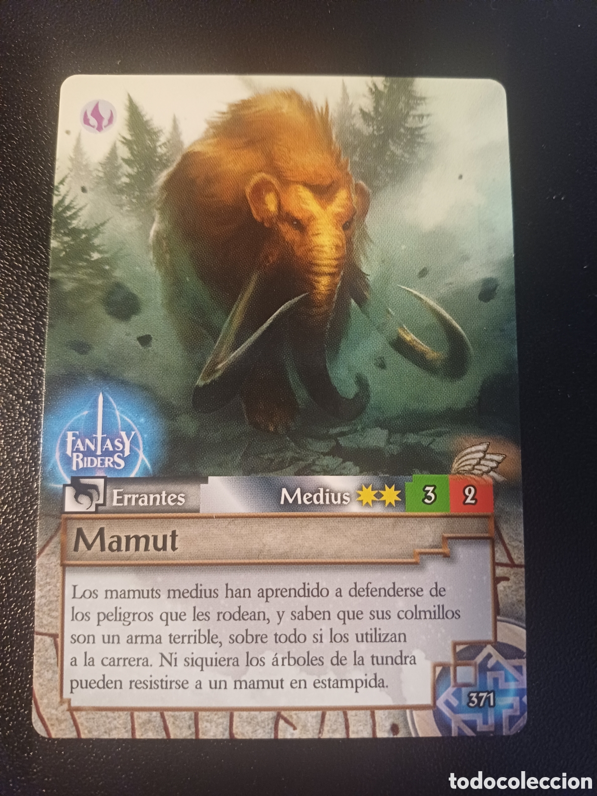 Trading cards: #371 MAMUT MEDIUS PANINI FANTASY RIDER 2018