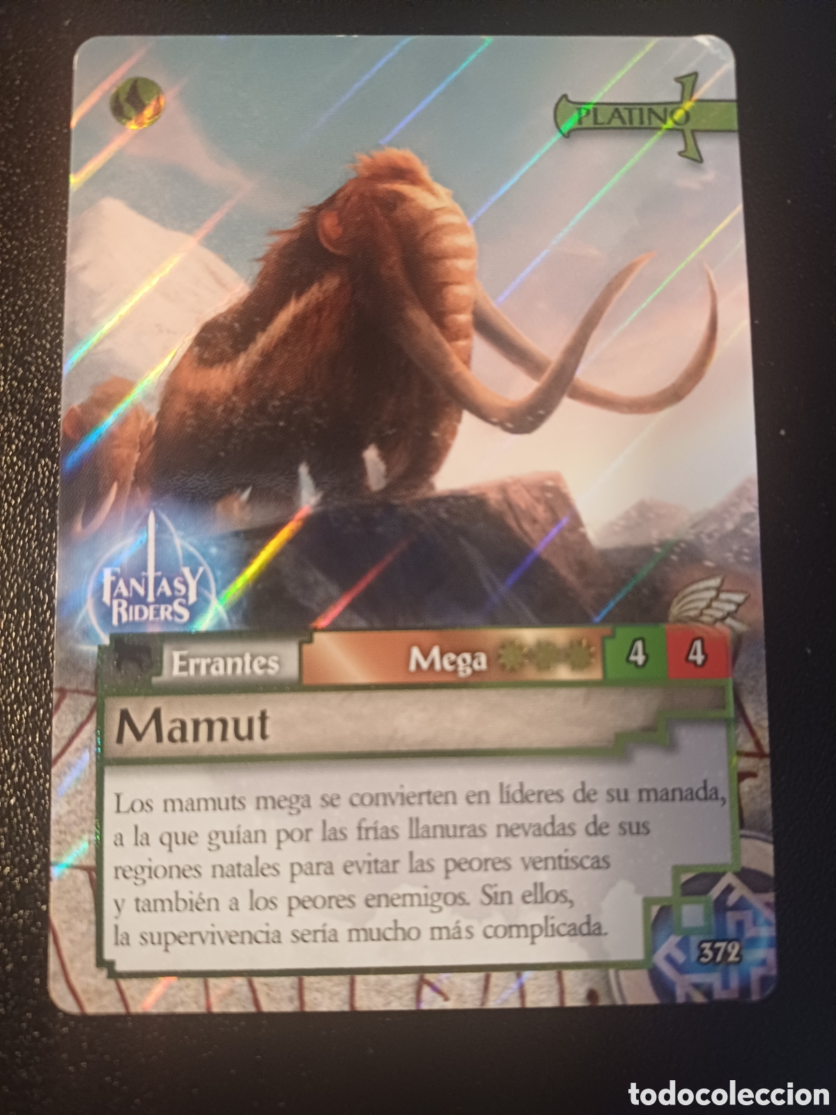 Trading cards: #372 MAMUT PLATINO PANINI FANTASY RIDER 2018