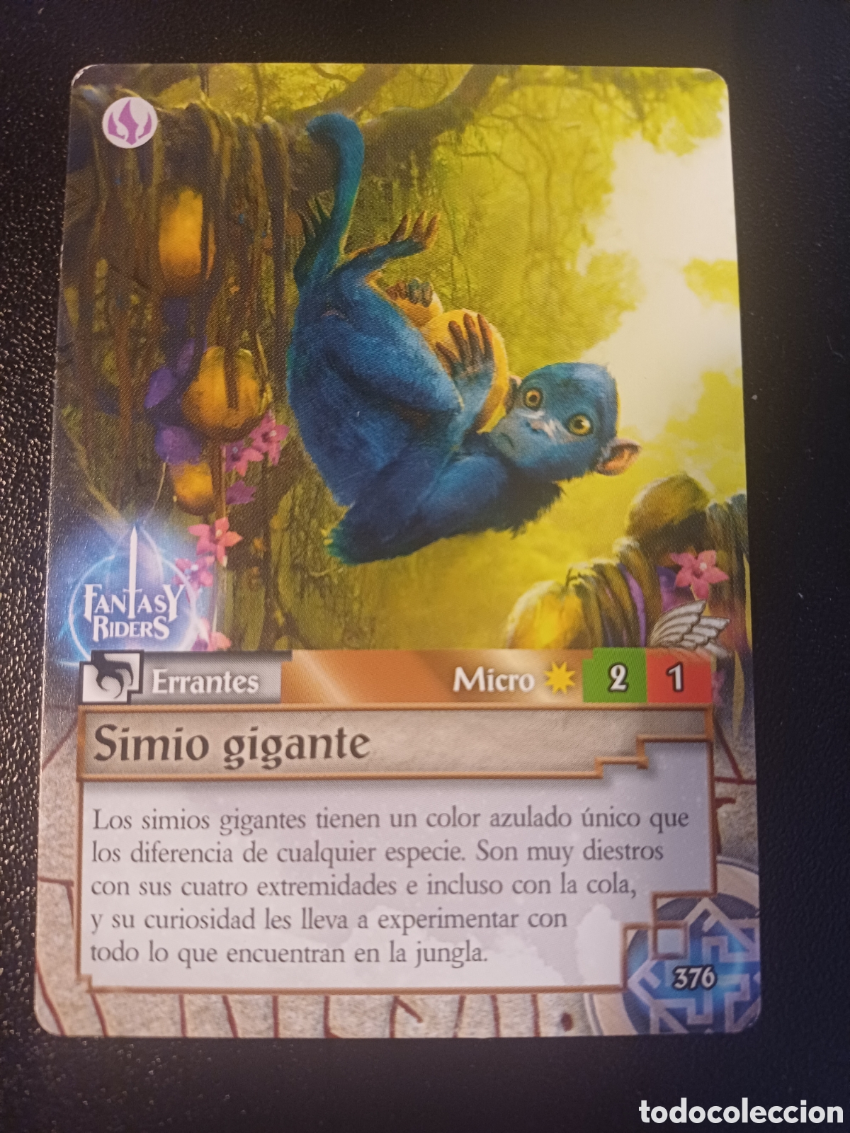 Trading cards: #376 SIMIO GIGANTE MICRO PANINI FANTASY RIDER 2018