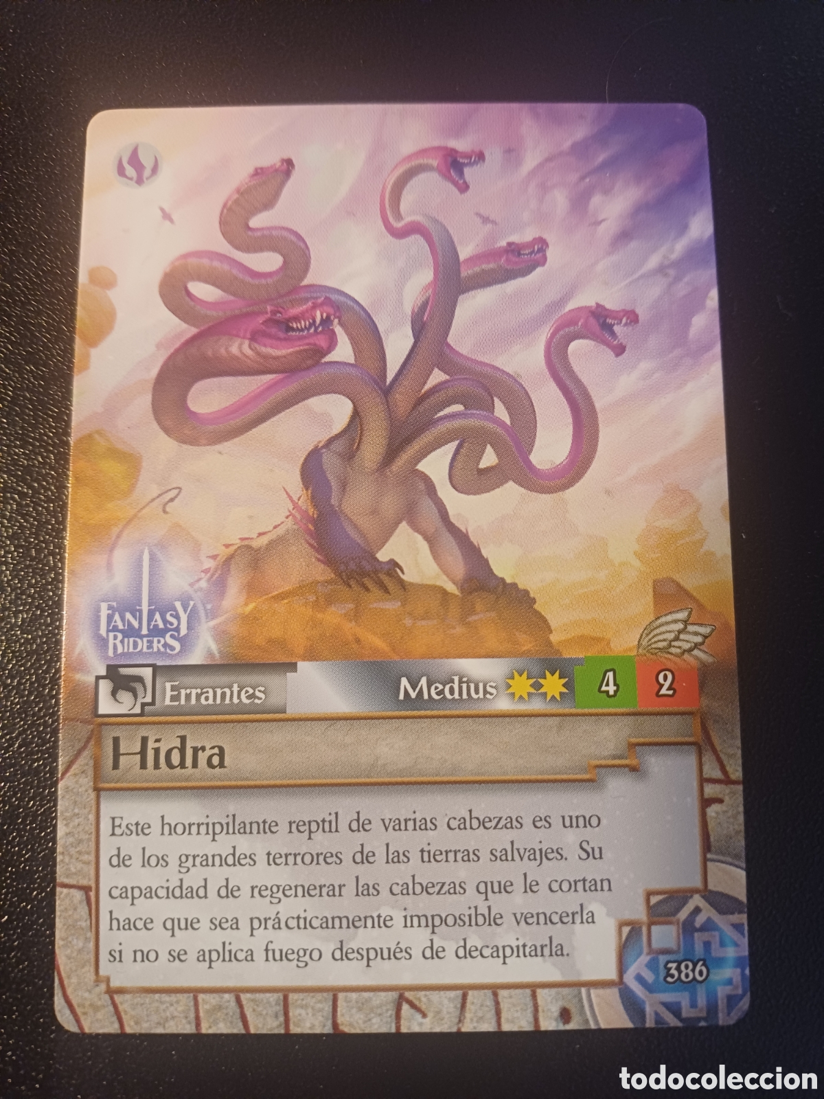 Trading cards: #386 HIDRA MEDIUS PANINI FANTASY RIDER 2018
