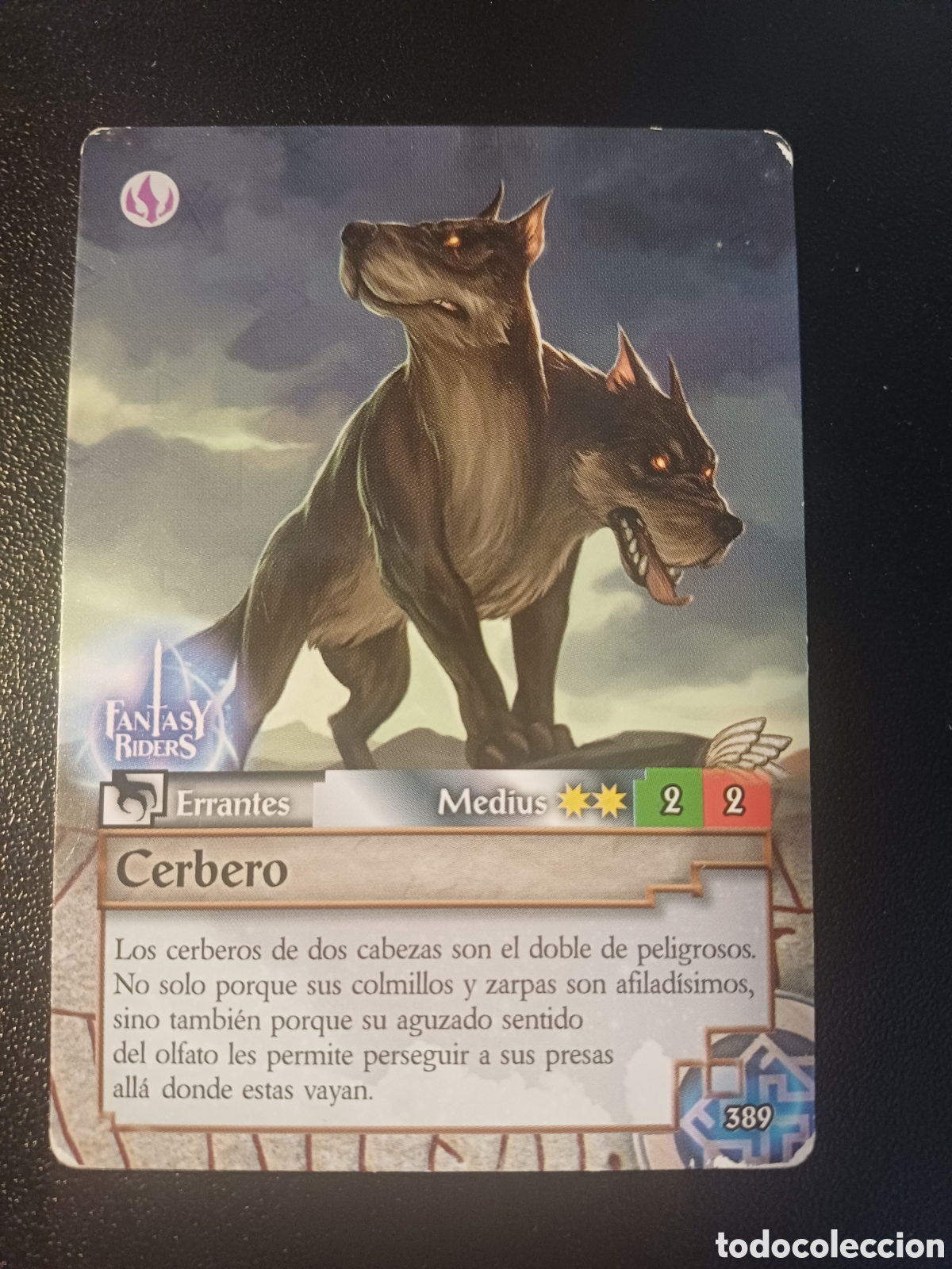 Trading cards: #389 CERBERO MEDIUS PANINI FANTASY RIDER 2018