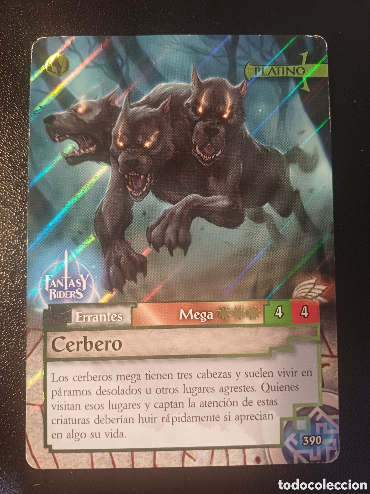 Trading cards: #390 CERBERO MEGA PLATINO PANINI FANTASY RIDER 2018