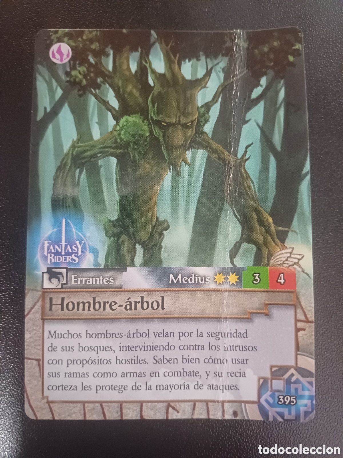 Trading cards: #395 HOMBRE-ARBOL PANINI FANTASY RIDER 2018