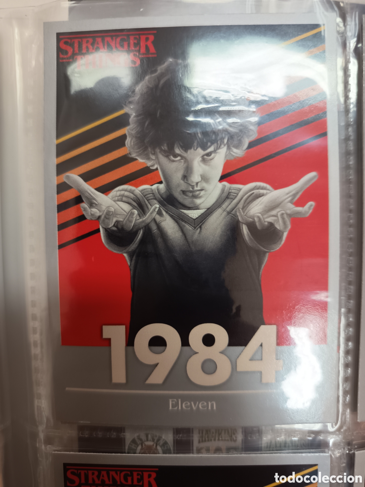 Trading cards: STRANGER THINGS THIS IS OUR STORY SILVER PLATA 110