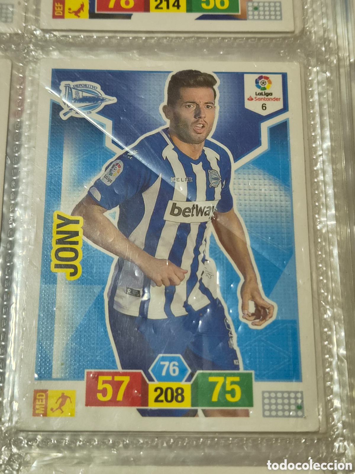 Trading cards: 6 - JONY , ALAVES ADRENALYN 2018-2019