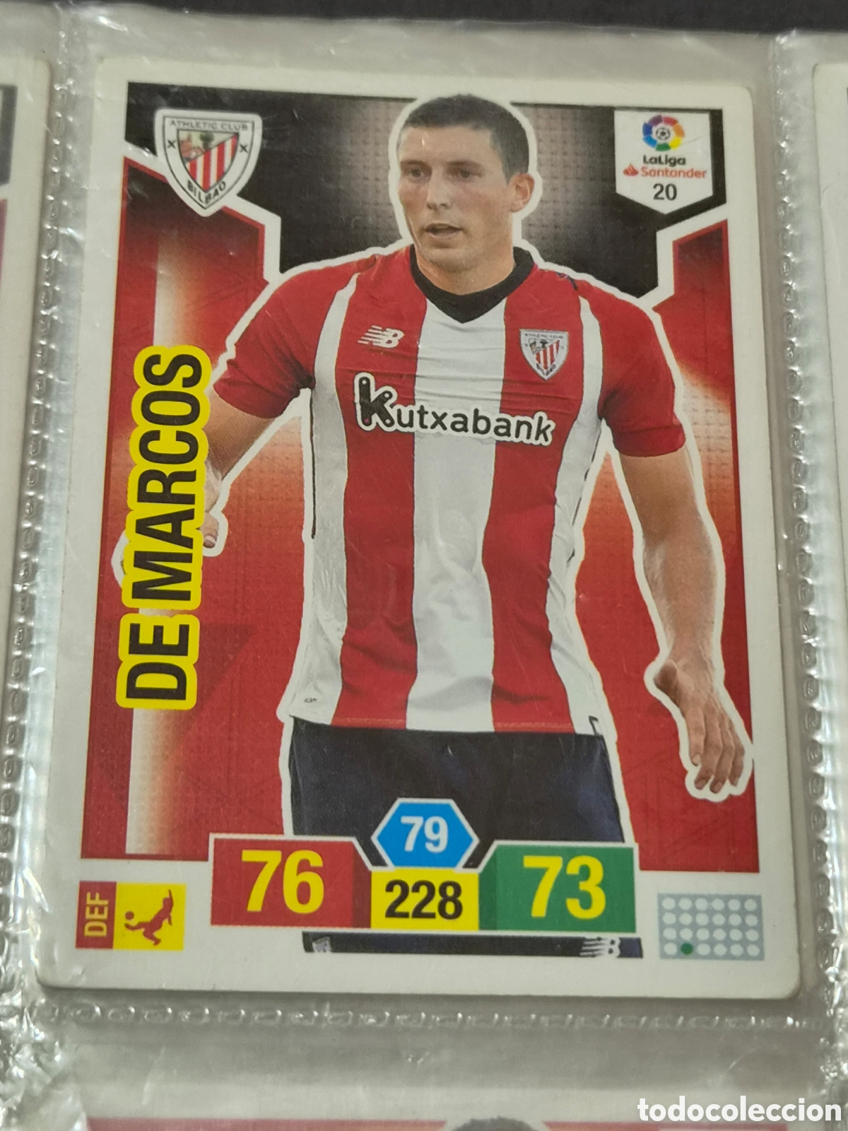 Trading cards: 20 - DE MARCOS , AT.BILBAO ADRENALYN 2018-2019