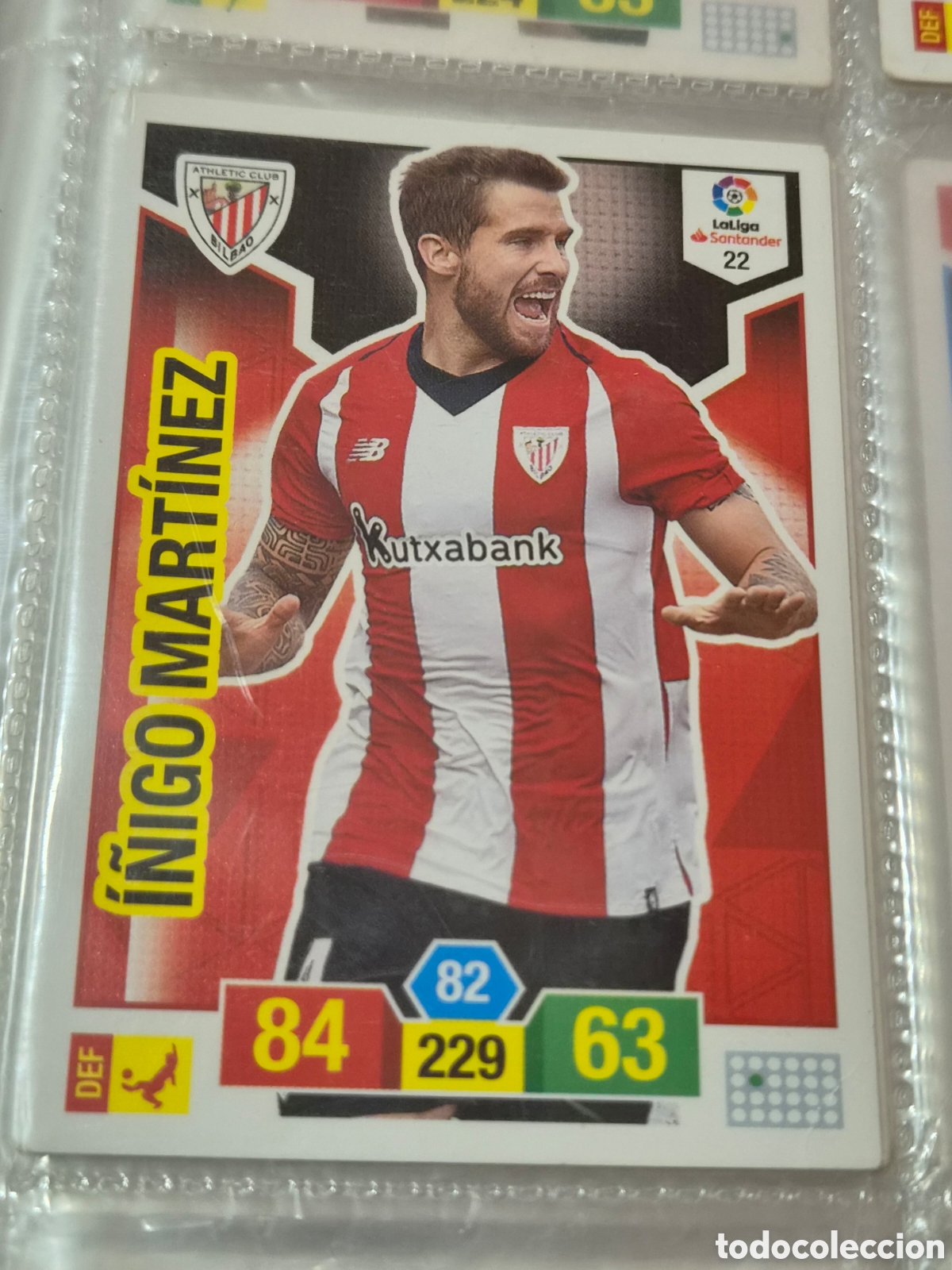 Trading cards: 22 - I&Ntilde;IGO MART&Iacute;NEZ, AT.BILBAO ADRENALYN 2018-2019