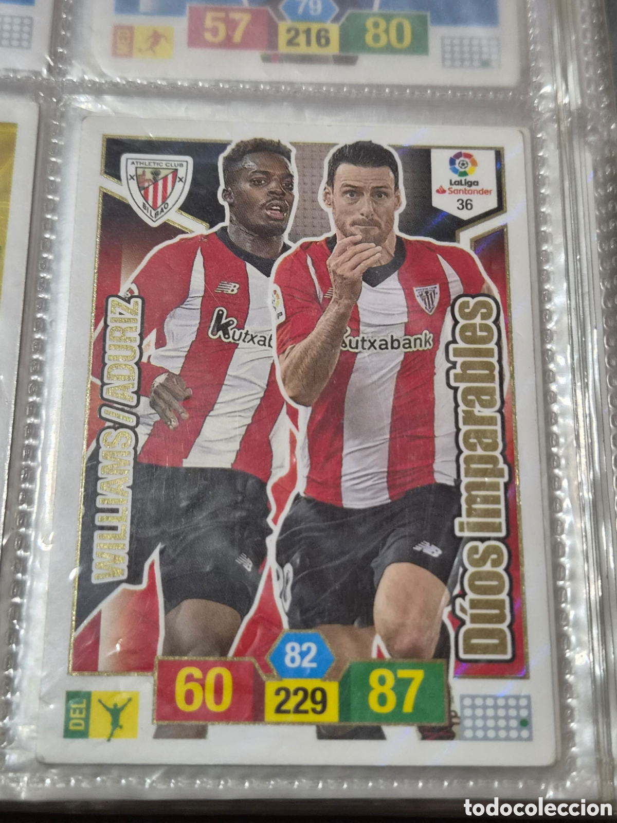 Trading cards: 36 - DUOS IMPARABLES, AT.BILBAO ADRENALYN 2018-2019