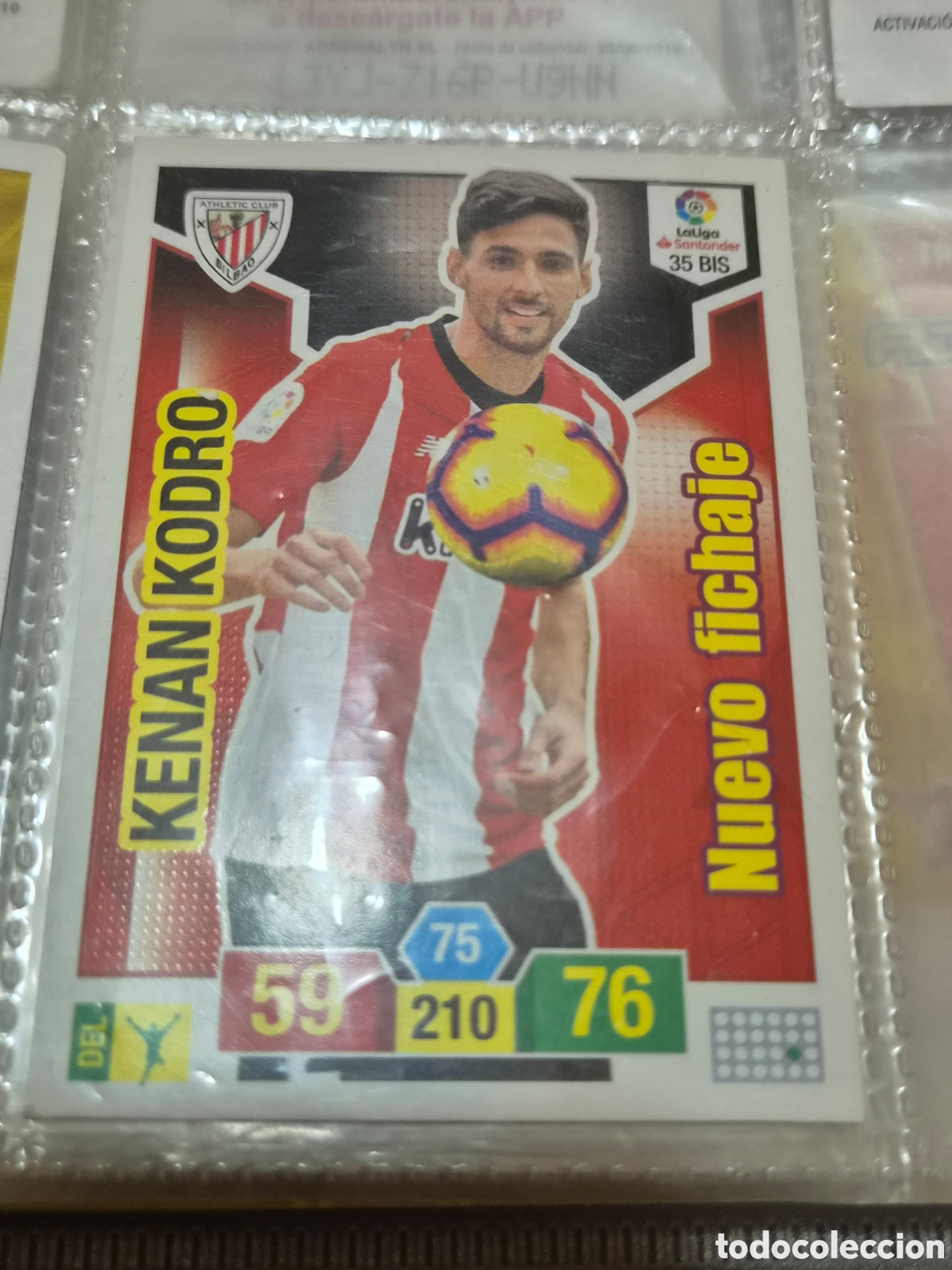 Trading cards: 35 BIS - KENAN KODRO , AT.BILBAO NUEVO FICHAJE ADRENALYN 2018-2019