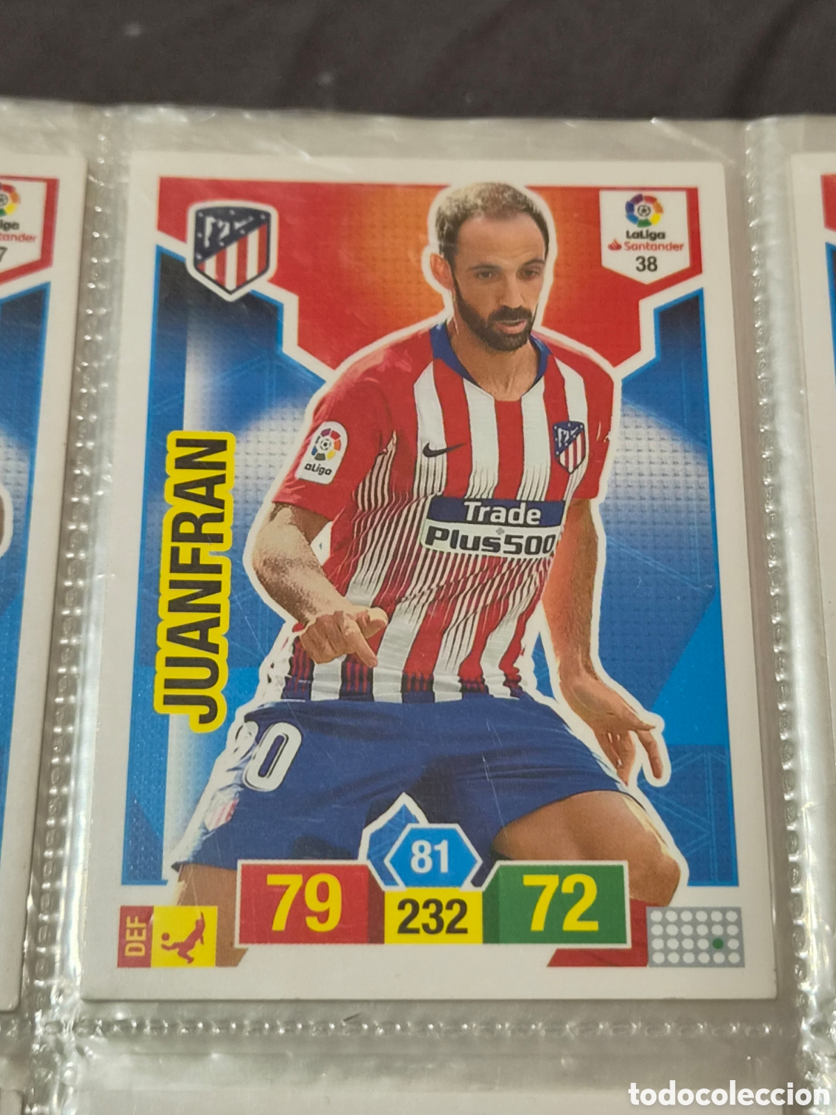 Trading cards: 38 - JUANFRAN, AT.MADRID ADRENALYN 2018-2019