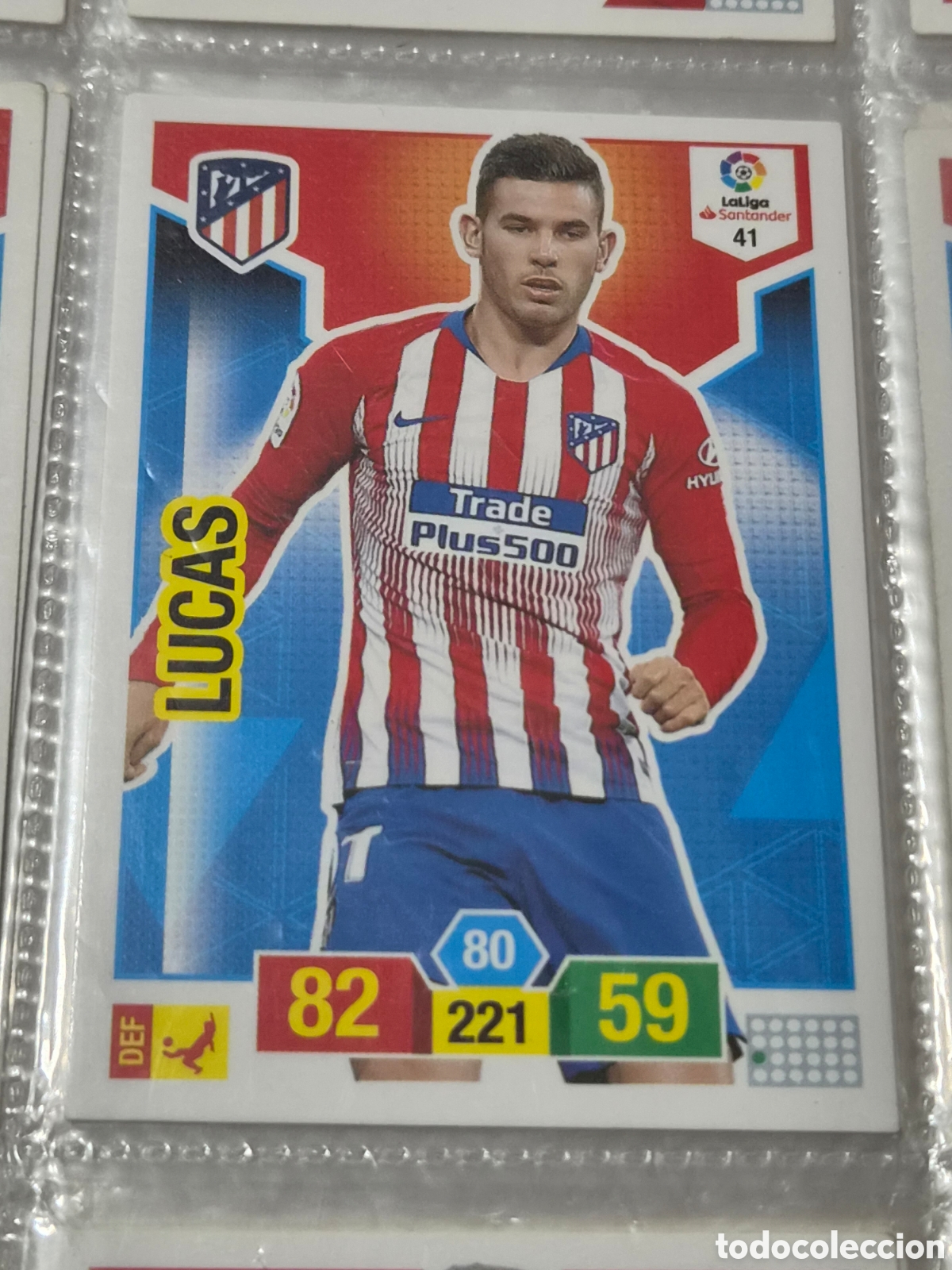 Trading cards: 41 - LUCAS, AT.MADRID ADRENALYN 2018-2019