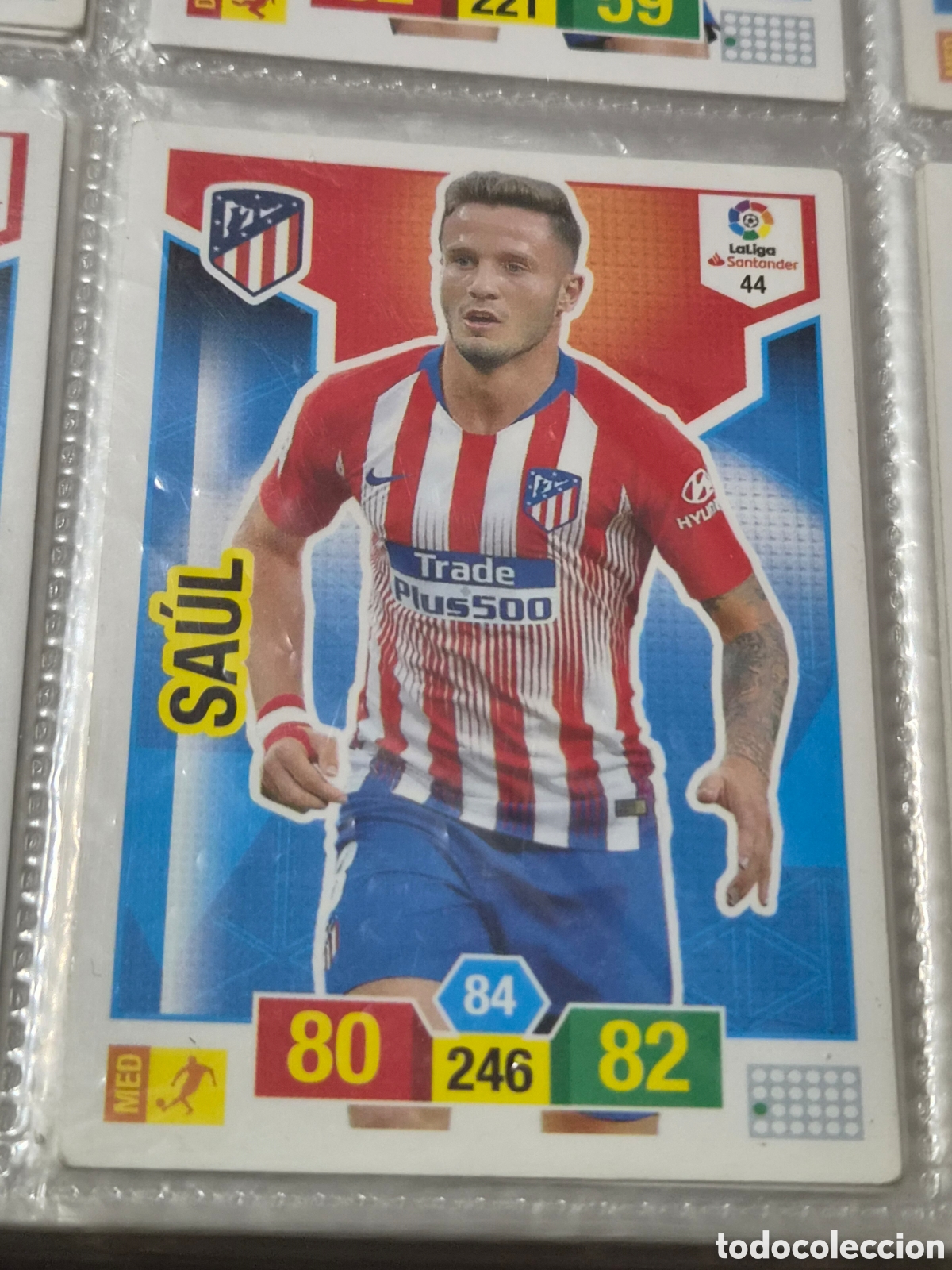 Trading cards: 44 - SAUL, AT.MADRID ADRENALYN 2018-2019