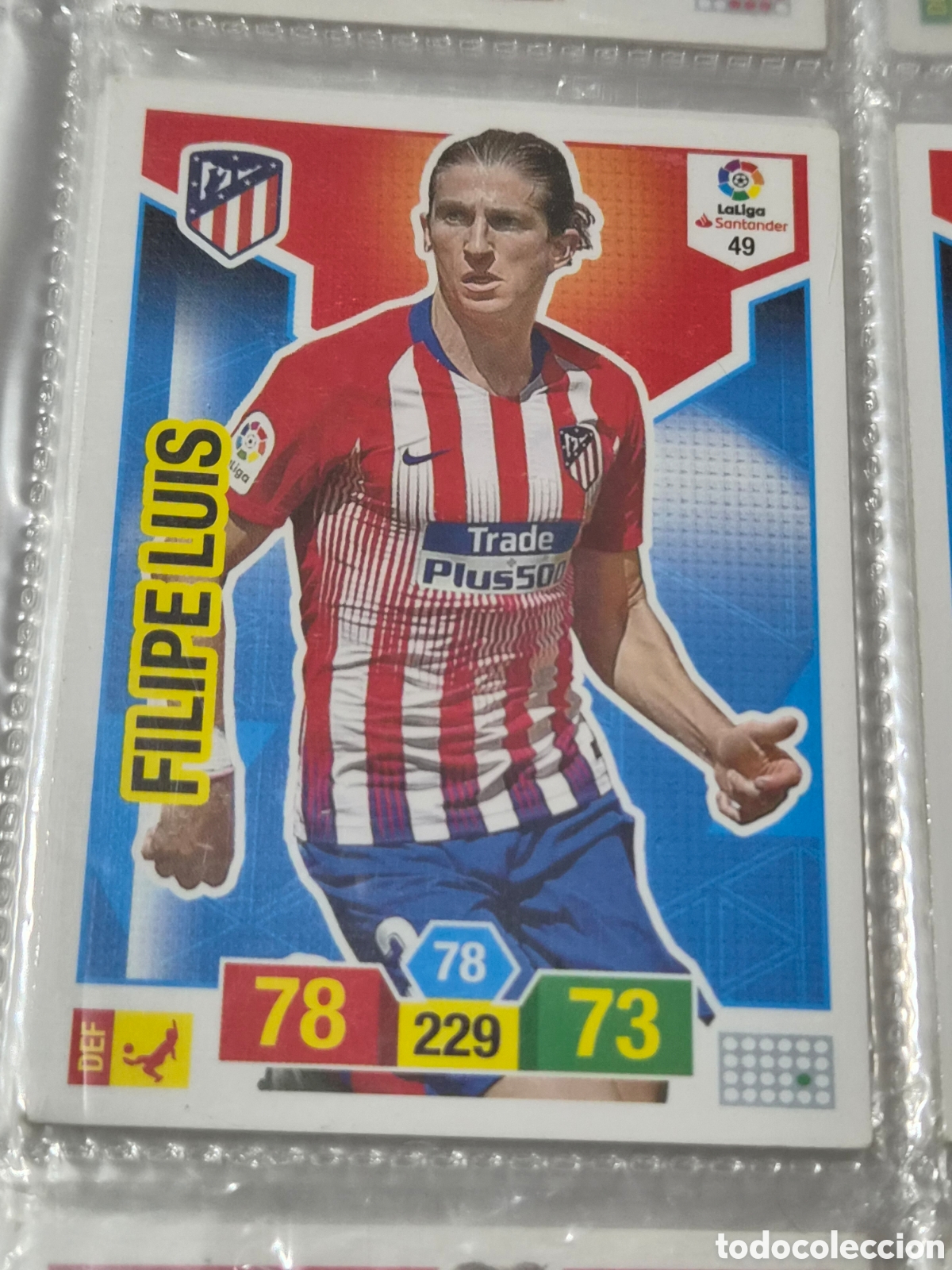 Trading cards: 49 - FILIPE LUIS , AT.MADRID ADRENALYN 2018-2019