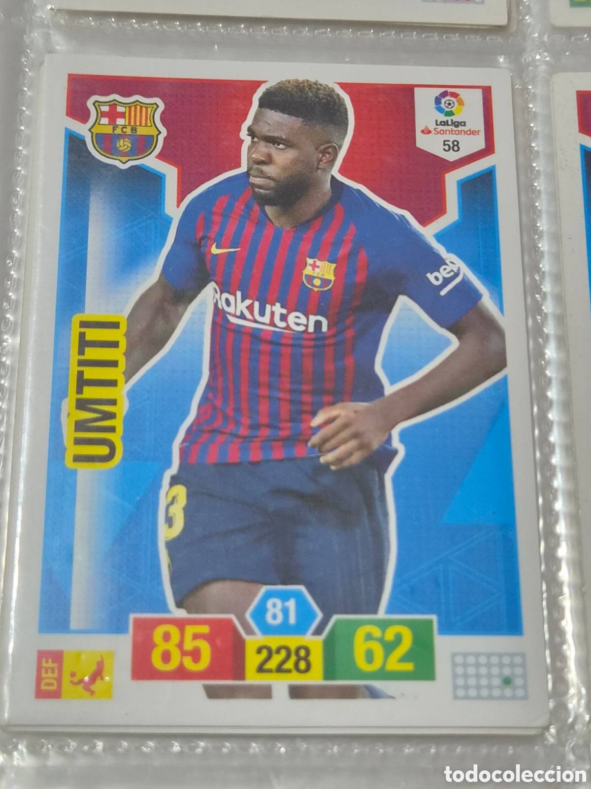 Trading cards: 58 - UMTITI, BARCELONA ADRENALYN 2018-2019