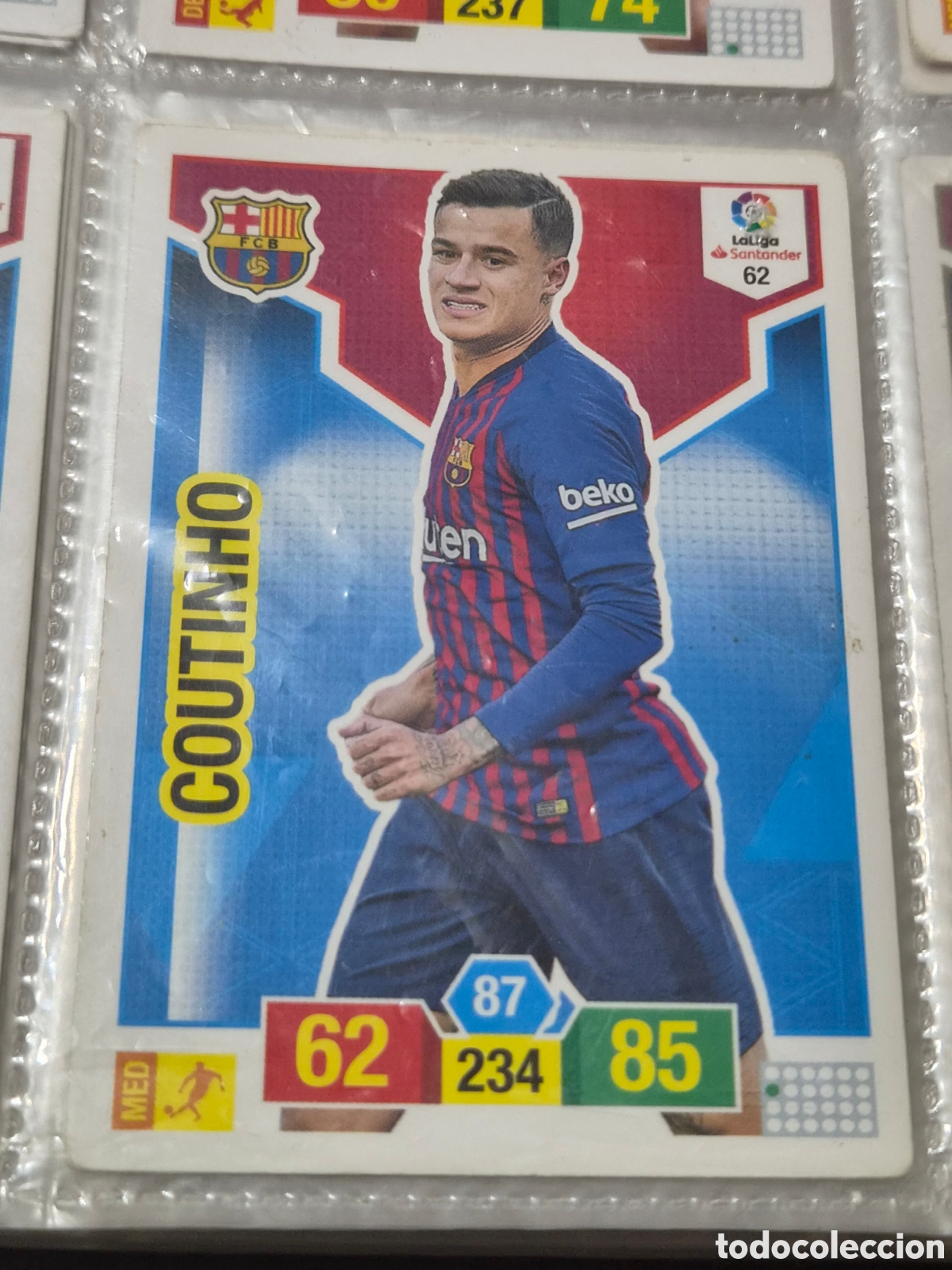 Trading cards: 62 - COUTINHO, BARCELONA ADRENALYN 2018-2019