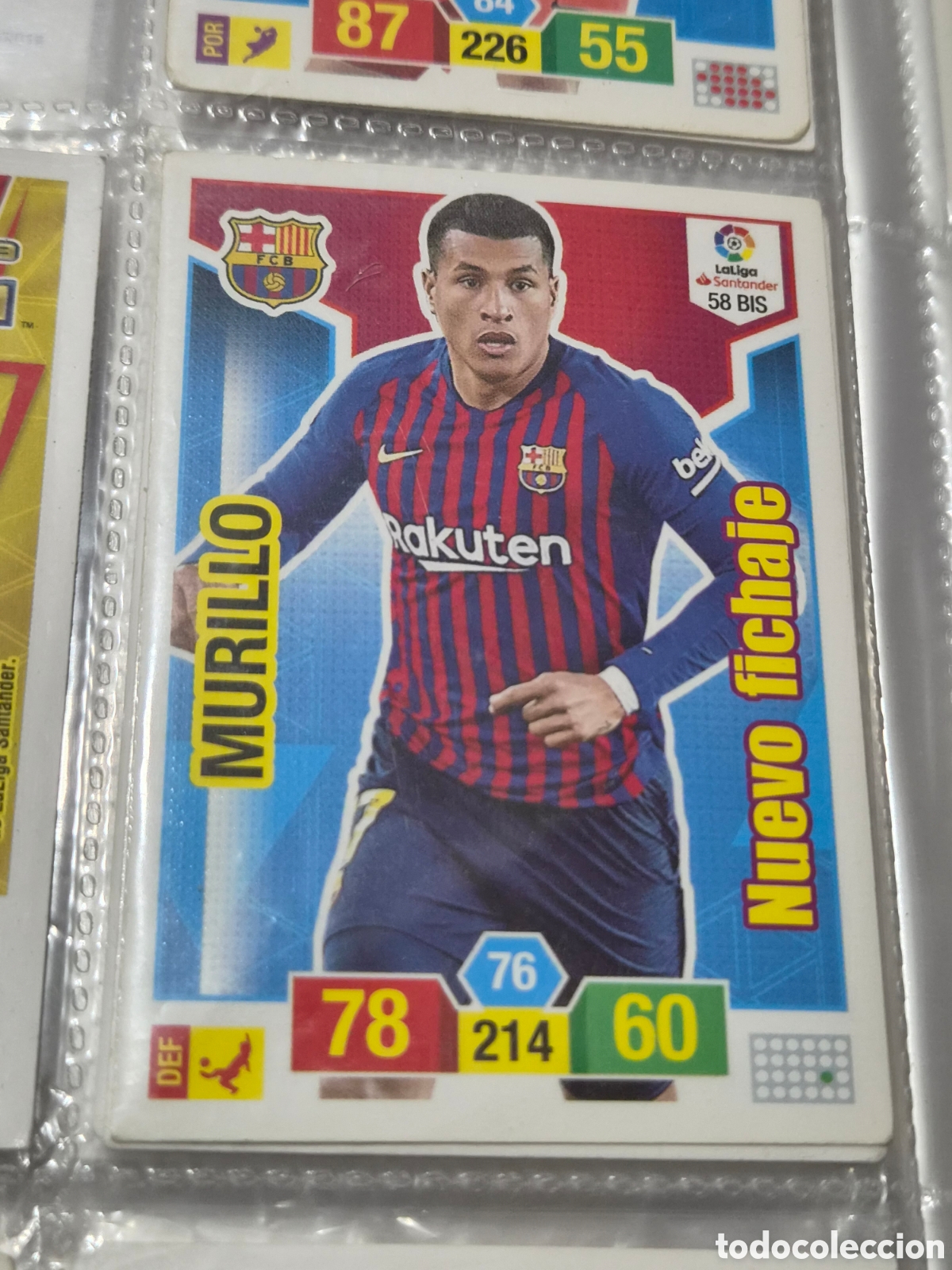 Trading cards: 58 BIS - MURILLO, BARCELONA NUEVO FICHAJE ADRENALYN 2018-2019