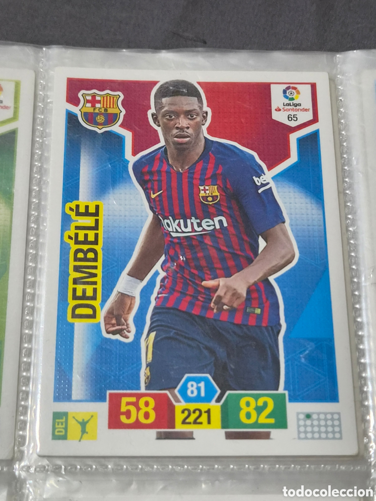 Trading cards: 65 - DEMBEL&Eacute;, BARCELONA ADRENALYN 2018-2019