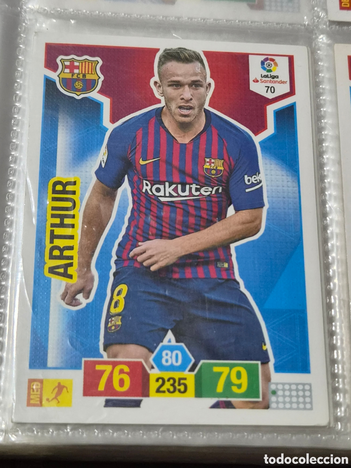 Trading cards: 70 - ARTHUR , BARCELONA ADRENALYN 2018-2019