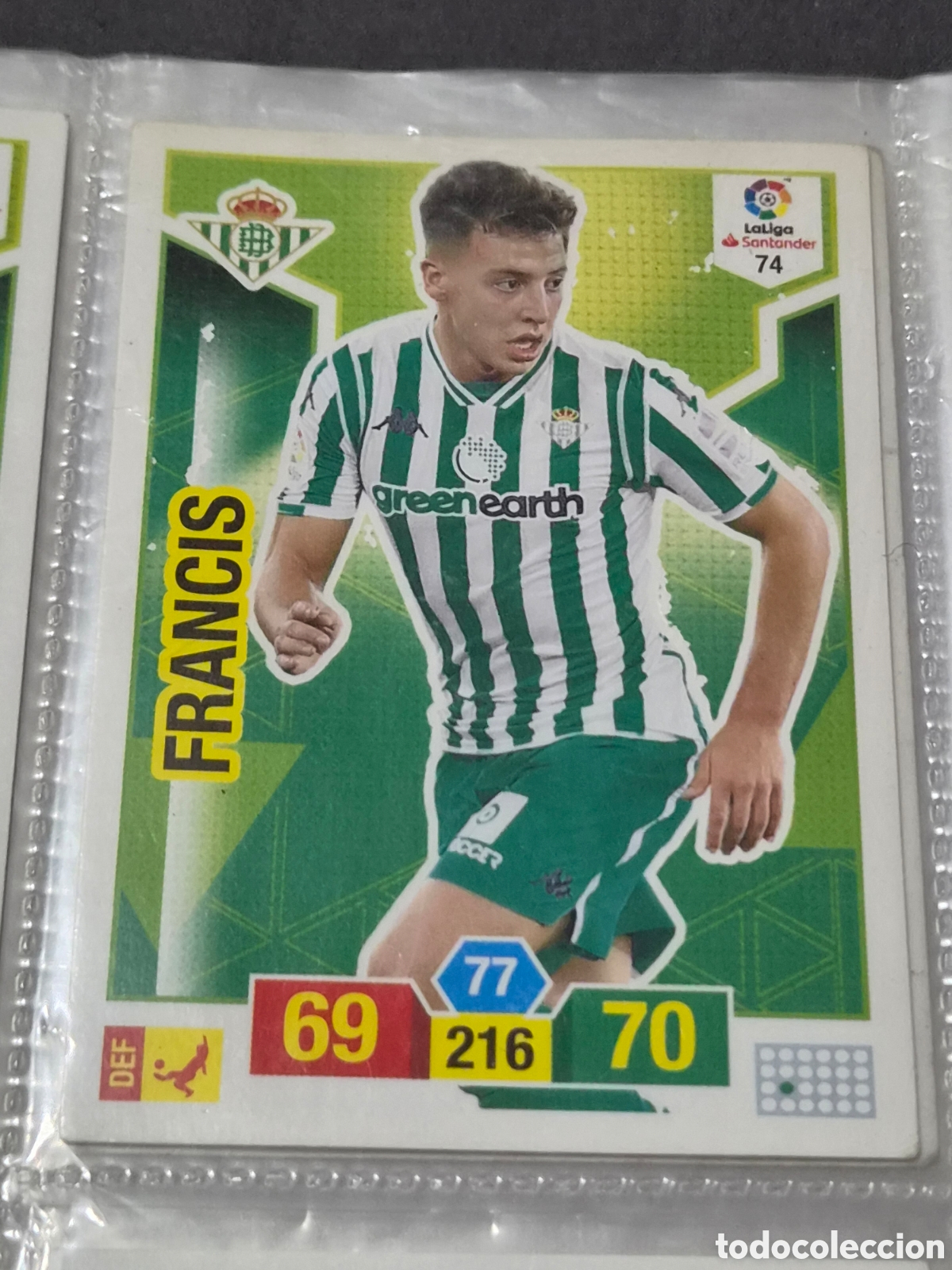 Trading cards: 74 - FRANCIS , BETIS ADRENALYN 2018-2019
