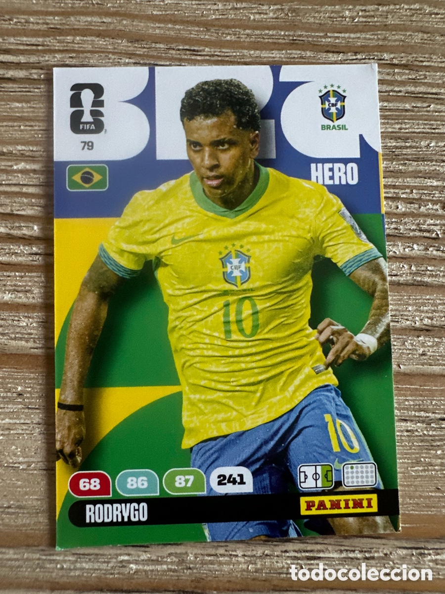 Trading cards: RODRYGO BRASIL 79 ADRENALYN XL WORLD CUP 2026 USA CAN MEX MUNDIAL 26 PANINI