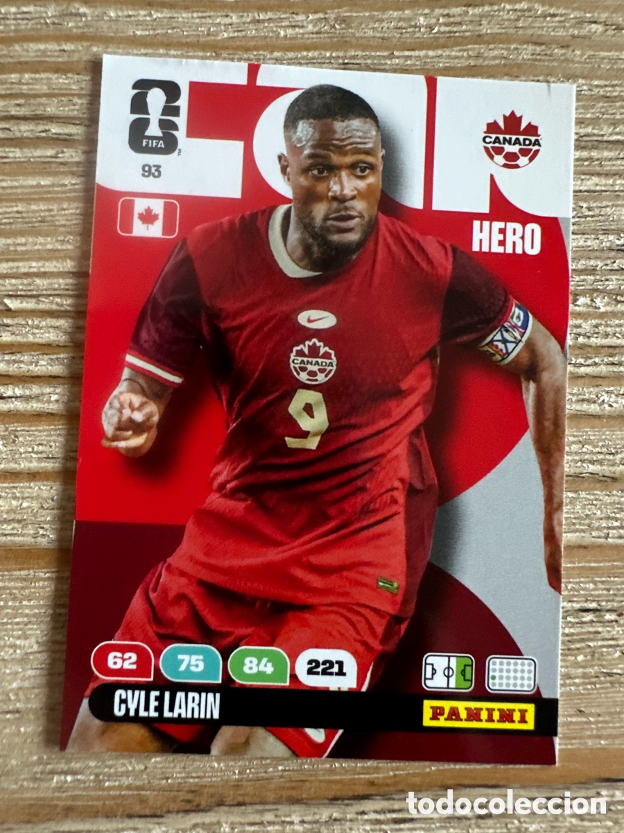 Trading cards: CYLE LARIN CANADA 93 ADRENALYN XL WORLD CUP 2026 USA CAN MEX MUNDIAL 26 PANINI
