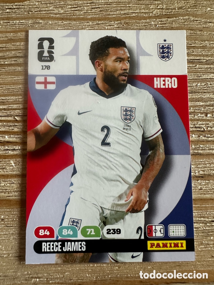 Trading cards: REECE JAMES INGLATERRA 170 ADRENALYN XL WORLD CUP 2026 USA CAN MEX MUNDIAL 26 PANINI