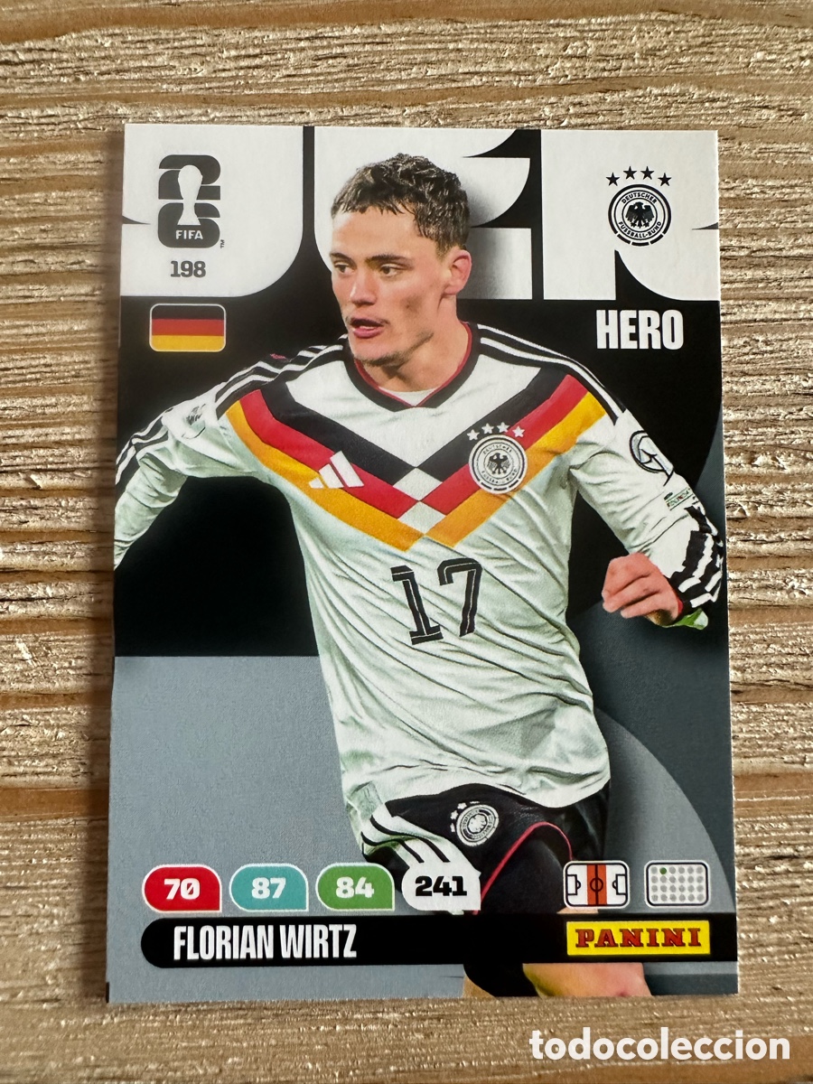 Figurine Collezionabili: FLORIAN WIRTZ ALEMANIA 198 ADRENALYN XL WORLD CUP 2026 USA CAN MEX MUNDIAL 26 PANINI