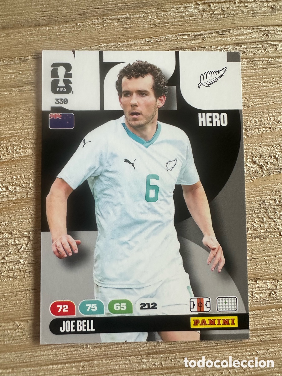 Figurine Collezionabili: JOE BELL NUEVA ZELANDA 330 ADRENALYN XL WORLD CUP 2026 USA CAN MEX MUNDIAL 26 PANINI