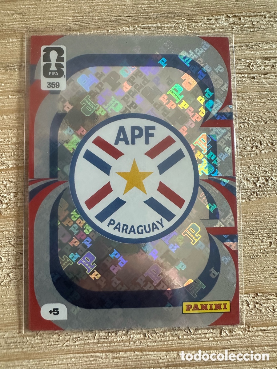 Figurine Collezionabili: ESCUDO PARAGUAY TEAM CREST 359 ADRENALYN XL WORLD CUP 2026 USA CAN MEX MUNDIAL 26 PANINI