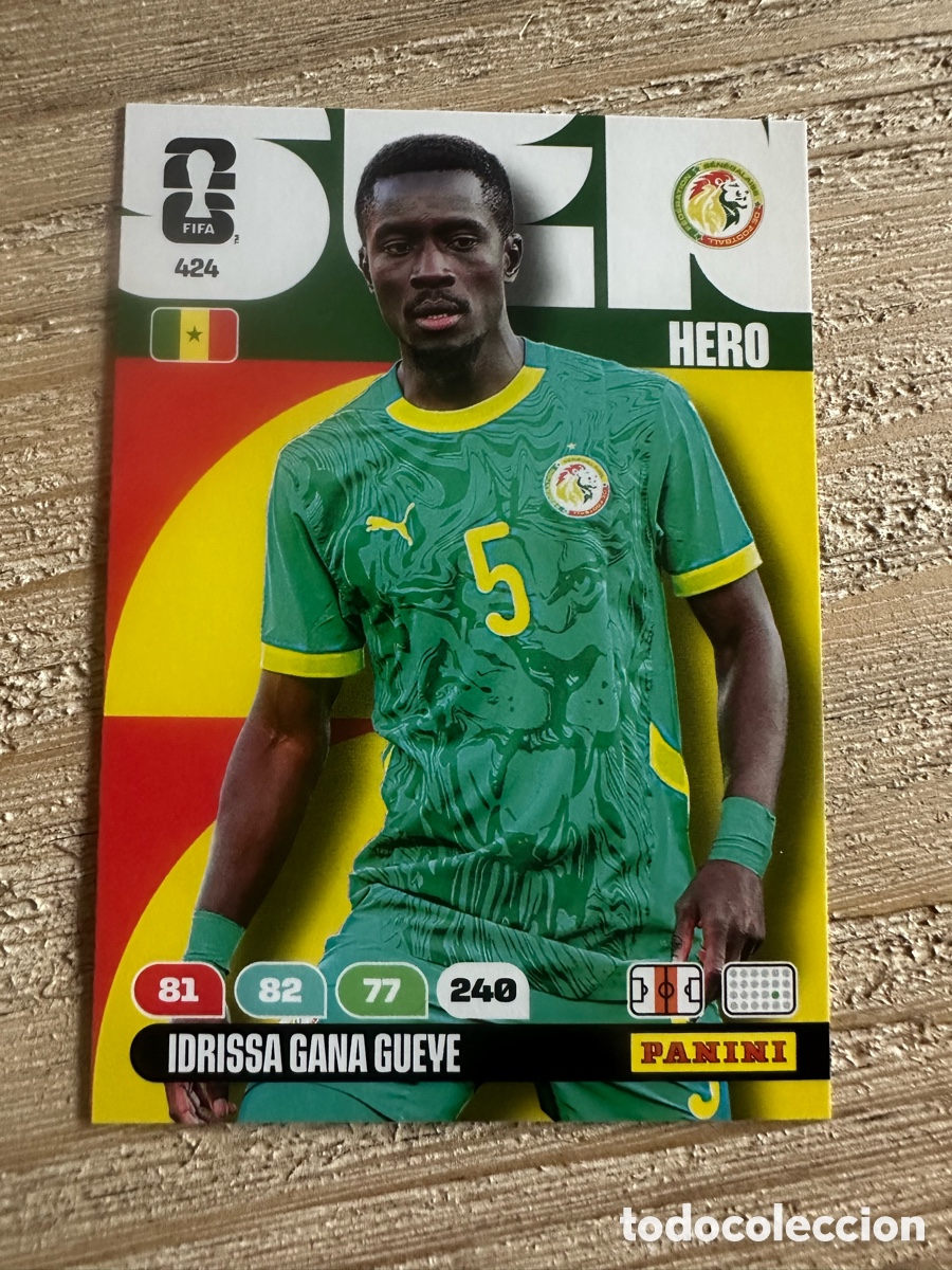 Figurine Collezionabili: IDRISSA GANA GUEYE SENEGAL 424 ADRENALYN XL WORLD CUP 2026 USA CAN MEX MUNDIAL 26 PANINI