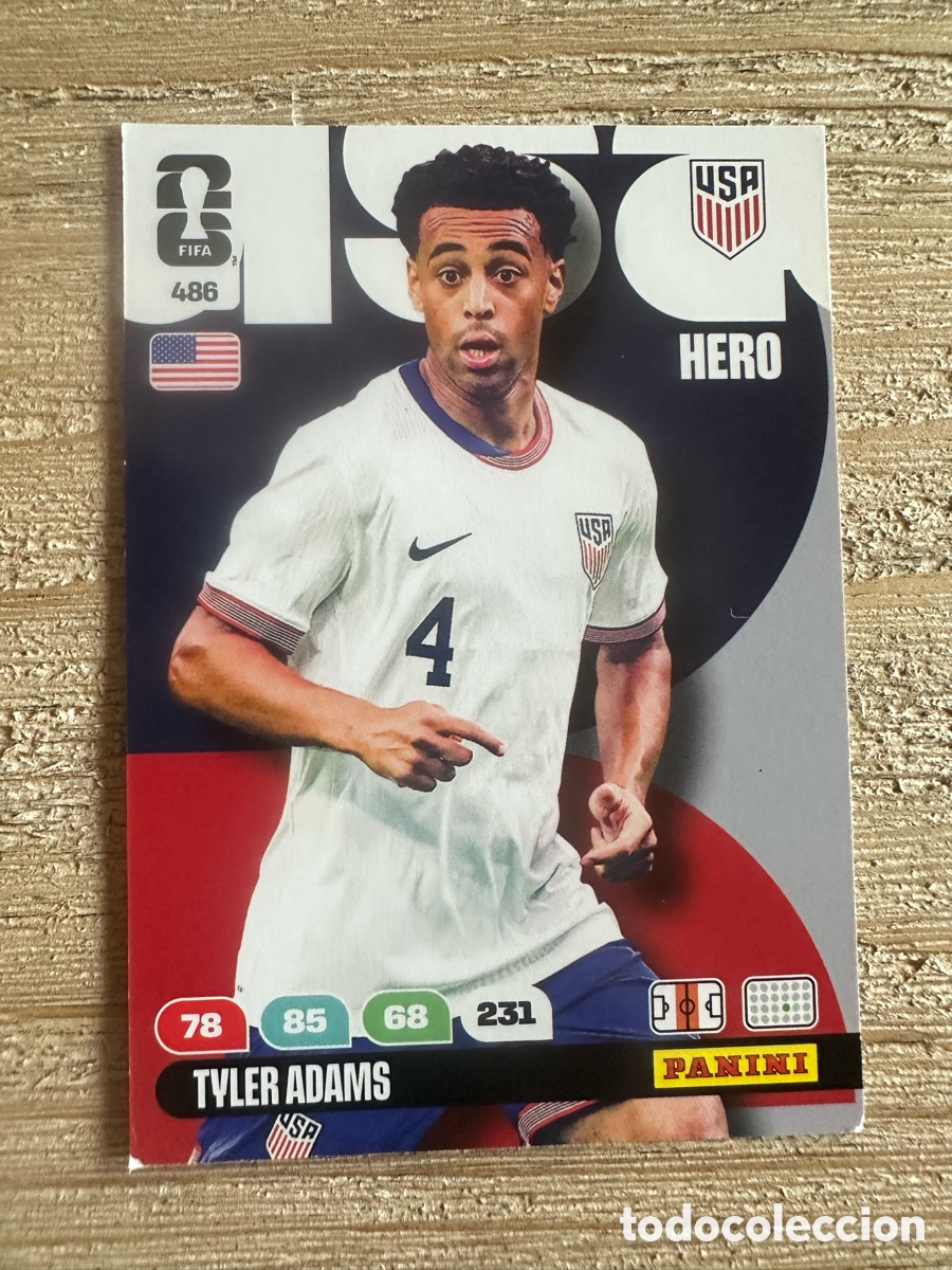 Trading cards: TYLER ADAMS USA 486 ADRENALYN XL WORLD CUP 2026 USA CAN MEX MUNDIAL 26 PANINI