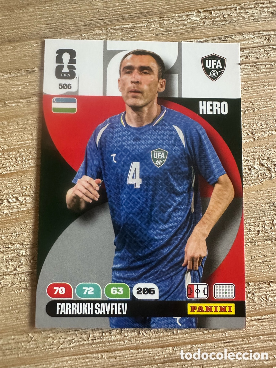 Trading cards: FARRUKH SAYFIEV UZBEKISTAN 506 ADRENALYN XL WORLD CUP 2026 USA CAN MEX MUNDIAL 26 PANINI
