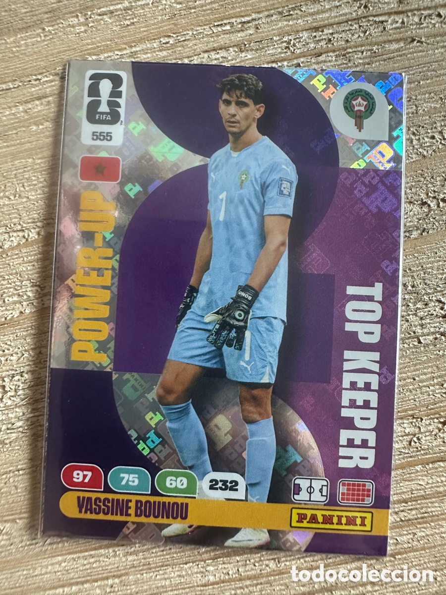 Trading cards: YASSINE BOUNOU MARRUECOS TOP KEEPER 555 ADRENALYN XL WORLD CUP 2026 USA CAN MEX MUNDIAL 26 PANINI
