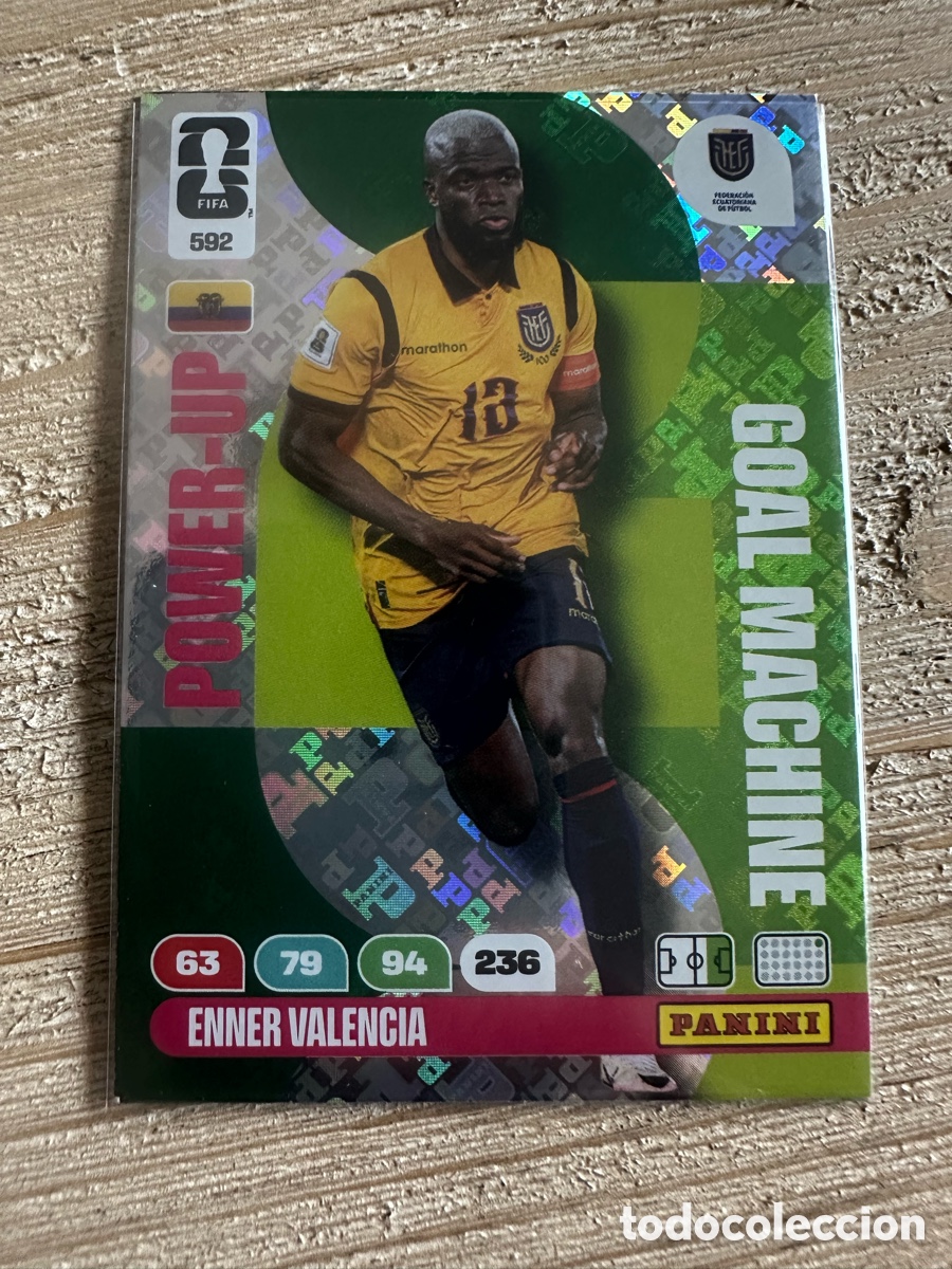 Trading cards: ENNER VALENCIA ECUADOR GOAL MACHINE 592 ADRENALYN XL WORLD CUP 2026 USA CAN MEX MUNDIAL 26 PANINI