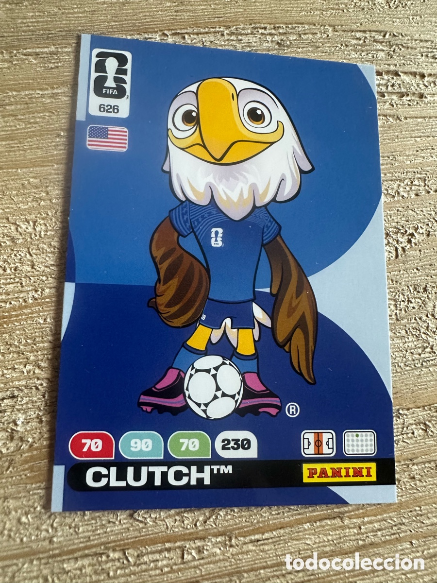 Trading cards: CLUTCH MASCOTA USA 626 ADRENALYN WORLD CUP 2026 USA CAN MEX MUNDIAL 26 PANINI